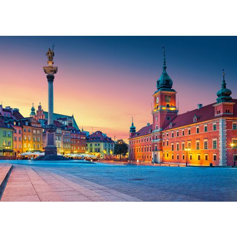 Puzzle Castorland 500el Plac Zamkowy Warszawa, Polska - 2
